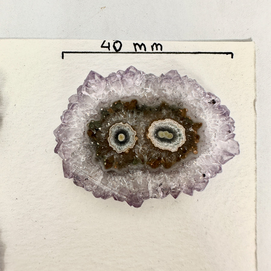 Amethyst Stalactite Slices Wholesale Flat - Ideal for Pendants - STS0055