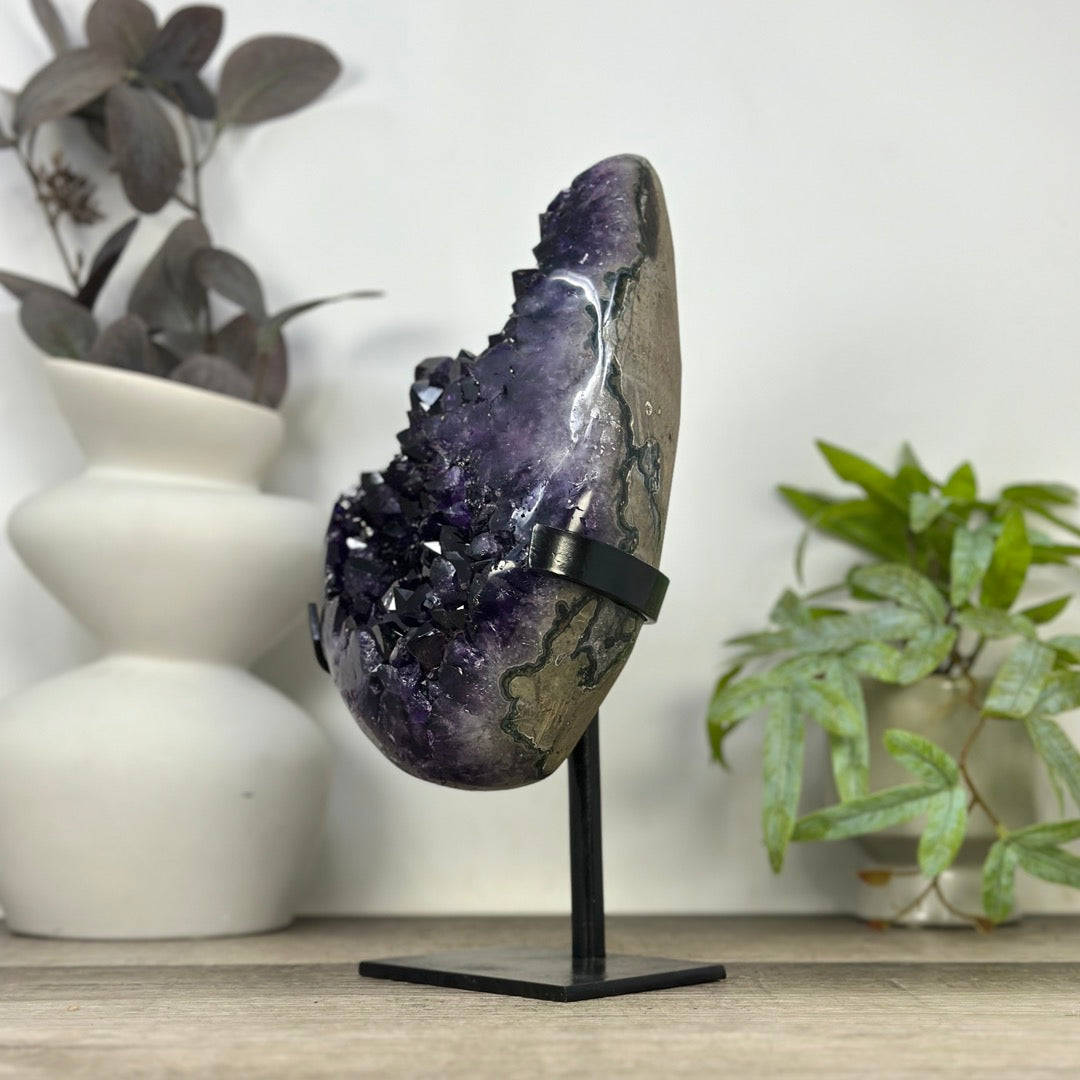 Top Grade Natural Deep Purple Amethyst Statement Piece - MWS3323