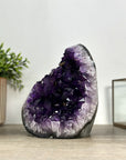 Deep Purple Amethyst Cathedral with Large & Shinny Crystals - CBP1186
