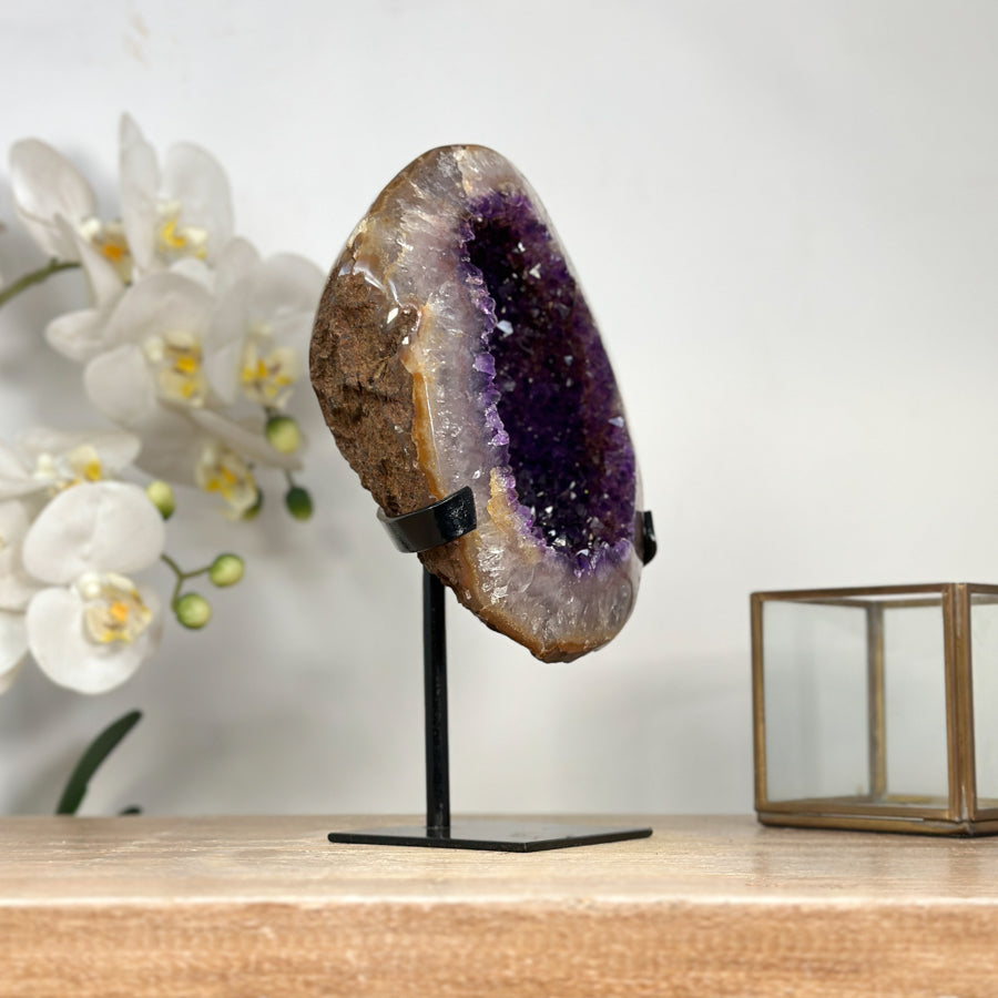 Stunning Large Amethyst &amp; Quartz Geode - MWS2088