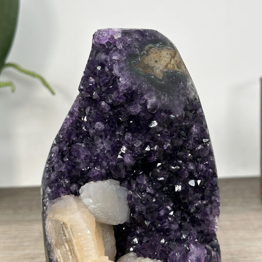 Top Quality Amethyst Cathedral with Calcite Crystal Formation - CBP1290