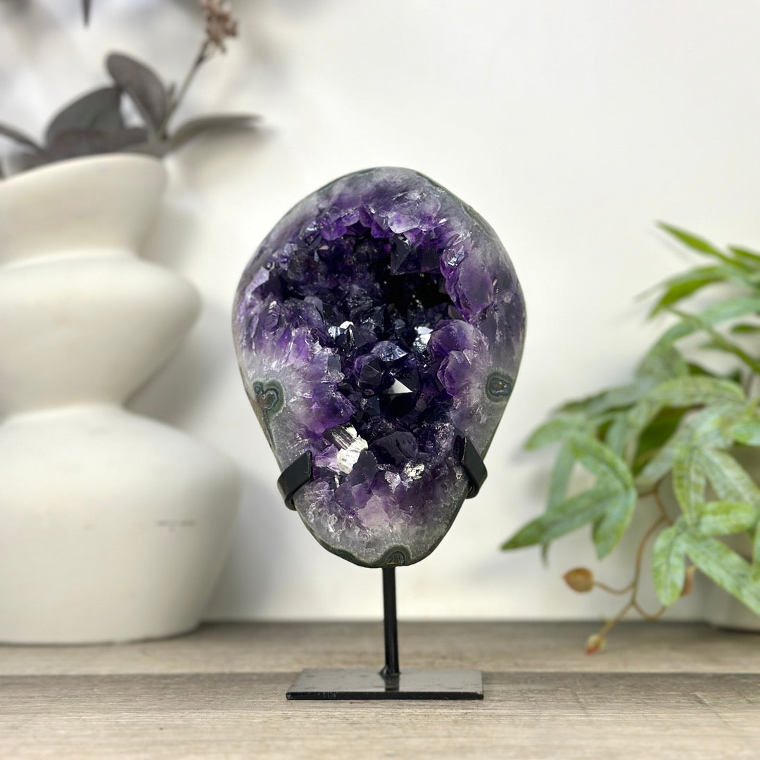 Uruguayan Amethyst Geode on Stand - MWS3274