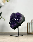 Top Grade Amethyst Stone Heart Carving - HST0306