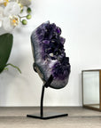 Premium Uruguayan Amethyst Crystal - Stand Included - MWS2945