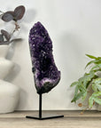 Uruguayan Amethyst Geode - Metal Stand Included - MWS3236