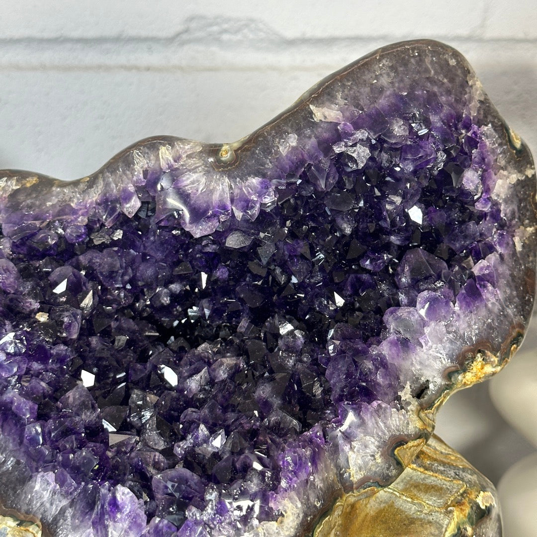Natural XXL Double Self Standing Amethyst Geode from Uruguay - CBP1408