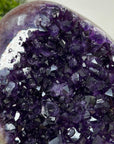Large Deep Purple Amethyst Cluster with Red Jasper & Agate Matrix - MWS2153