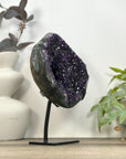 Natural Uruguayan Amethyst Geode wth Stand - MWS3193