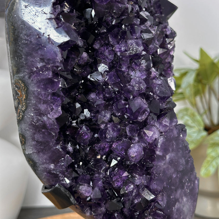 A+ Grade Uruguayan Amethyst Cluster on Stand - MWS3072