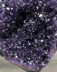 Natural Uruguayan Amethyst Geode with Deep Purple Crystals - MWS2467