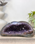 Amethyst Stone Geode with Agate Shell - STGE0100