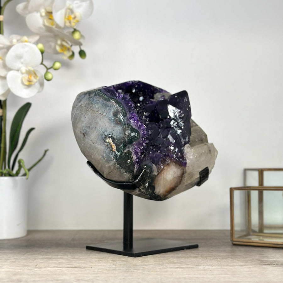 Unique Natural Amethyst Cluster with Huge Crystal Formation - MWS2376