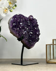 Large Natural Amethyst Stone Heart Carving - HST0294