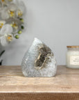 Quartz Stone Flame Carving - FST0148