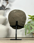 Natural white sugar quartz Geode with Stand - MWS3203