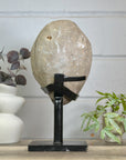 Huge XL Natural Amethyst Geode on Metal Stand - MWS3145