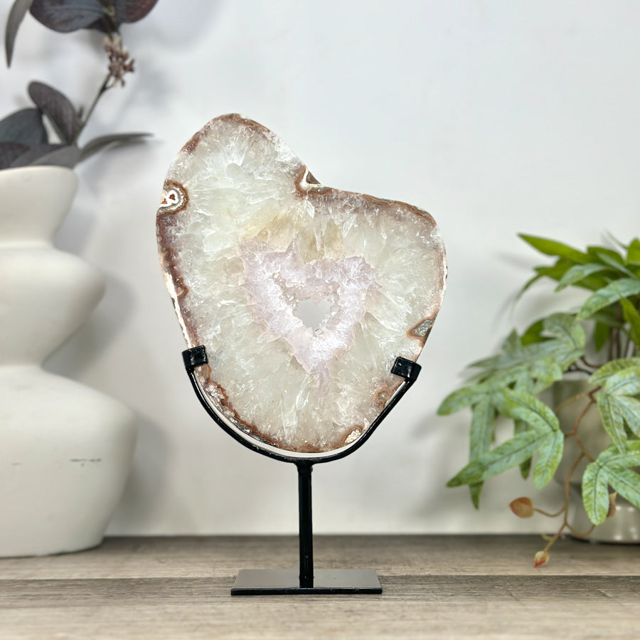 Natural Quartz Slice For Home Decor - MWS3246