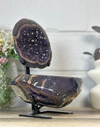 Huge Natural Amethyst Geode with Agate Shell - MWS3403