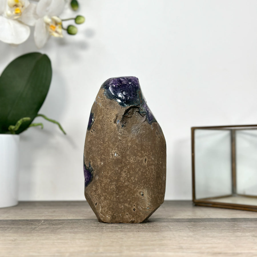 Top Quality Amethyst Cathedral with Calcite Crystal Formation - CBP1290