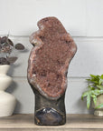 Huge 17 in Tall Natural Sugar Quartz Statement Piece from Uruguay - CBP1442