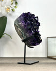Uruguayan Amethyst Crystal Cluster with Deep Purple Crystals - MWS2942
