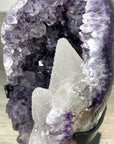 Unique Natural Amethyst Geode with Sugar Calcite Formations - MWS2259