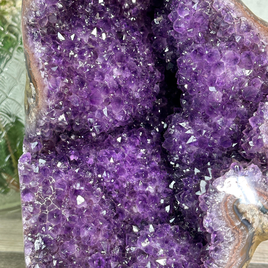 Top Quality Natural Amethyst Geode with Stalactite Formations - CBP1256