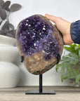 Huge Natural Amethyst & Jasper Statement Piece for Home Decor - MWS3322