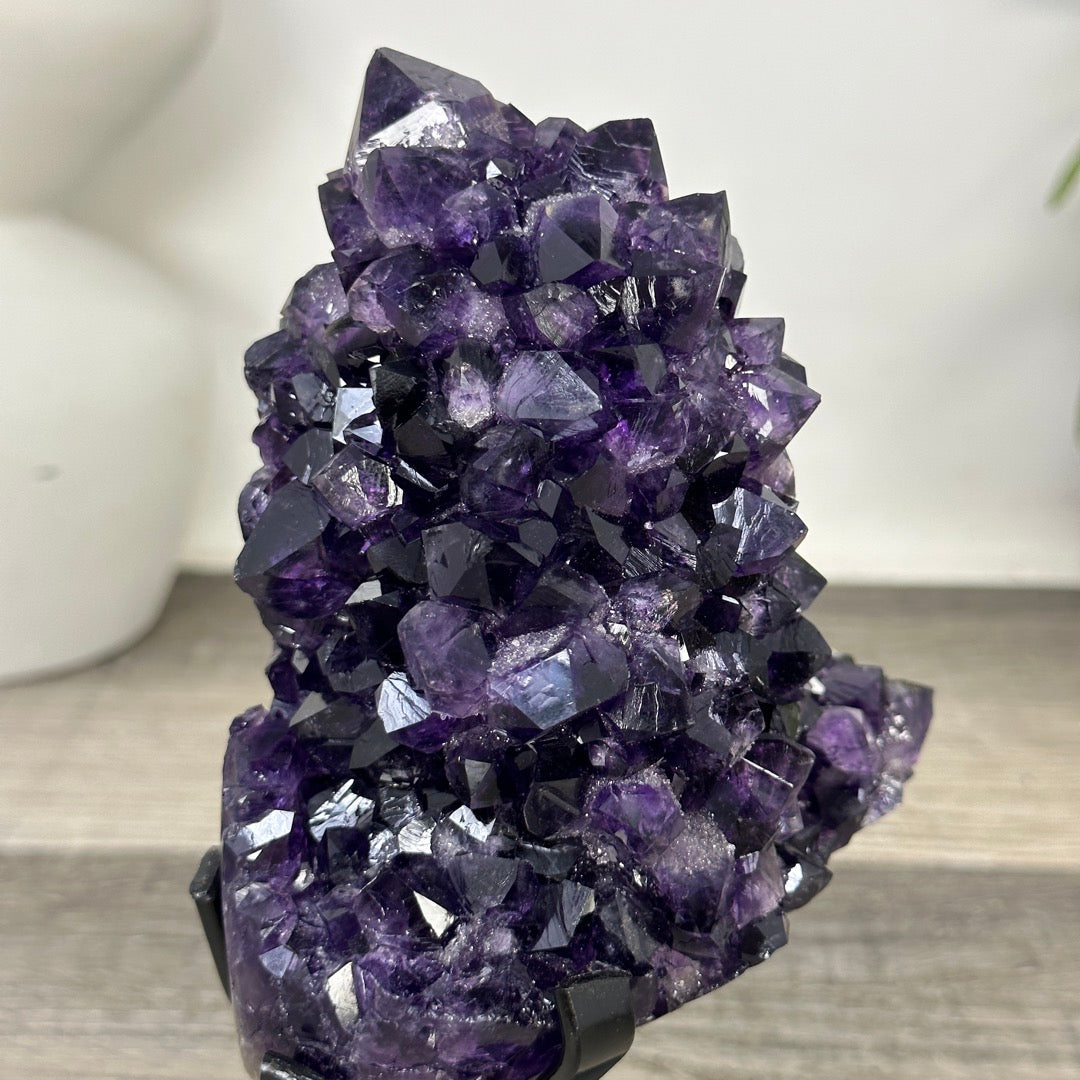 Natural Top Grade Amethyst Stalctite on Stand - MWS3370
