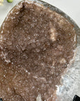 Brown Tone Quartz Geode Mineral Specimen for Home Decor - MWS2626