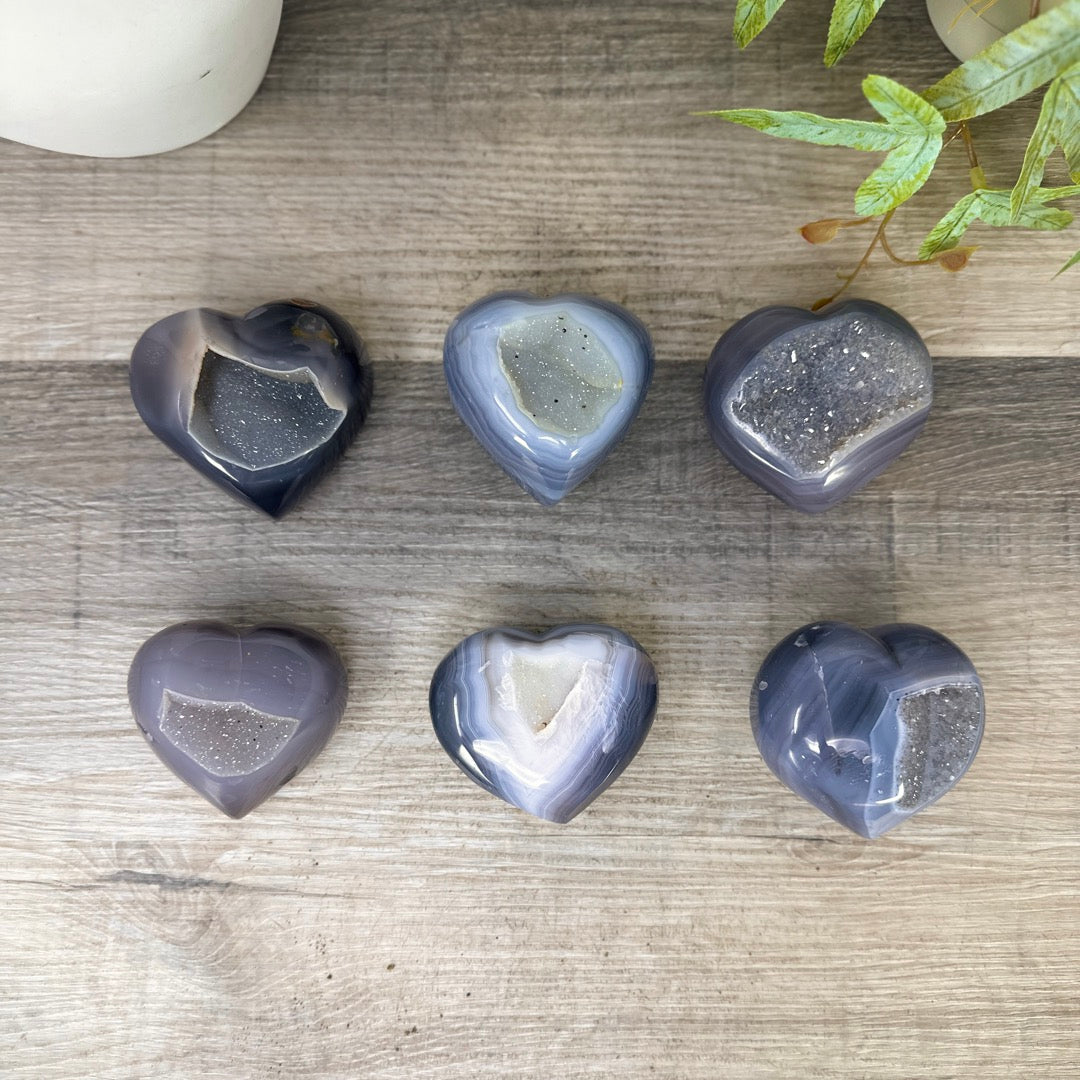 Mixed Minerals Hearts Set - MHLT0355