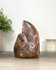 Red Jasper Stone Flame Carving - FST0167