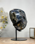 Natural agate Geode with Outstanding Crystal Formation - MWS0458