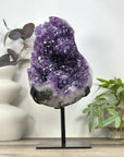 Huge Natural Uruguayan Amethyst Specimen on Stand for Home Decor - MWS3223