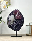 Rare Amethyst & Calcite Crystal Specimen - MWS2335