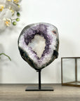 Natural Amethyst Geode wih Calcite Crystal interior - MWS3018