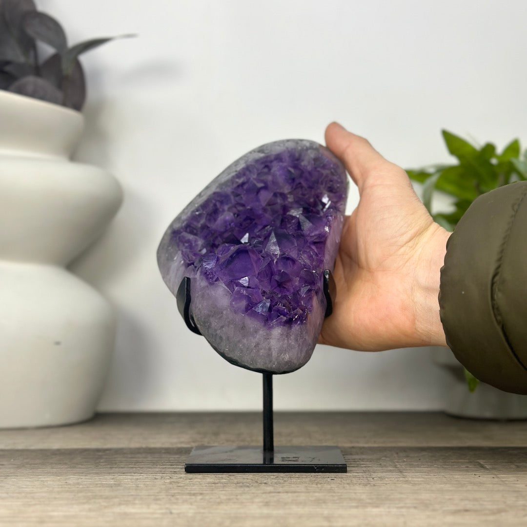 Uruguayan Amethyst Cluster with Large Beautiful Crystals - MWS3334