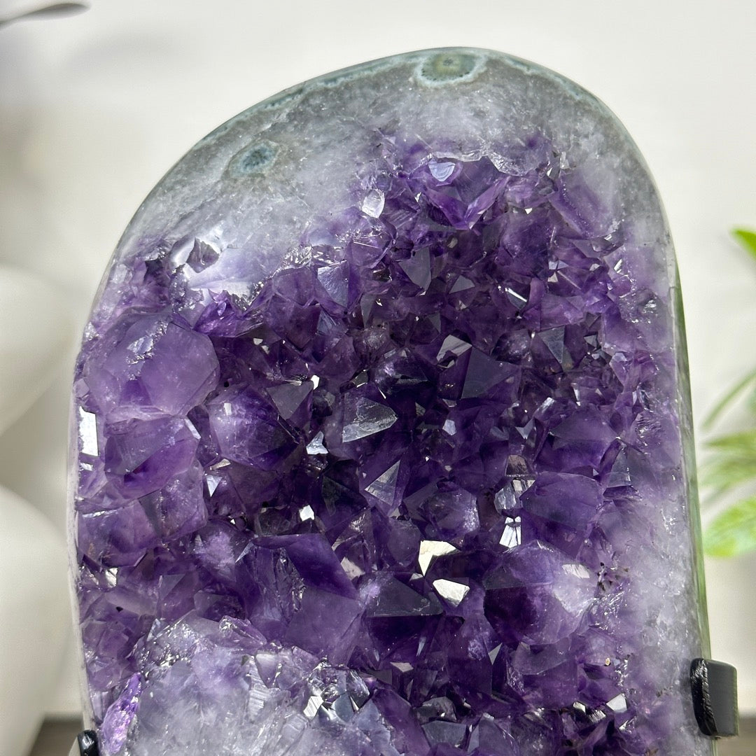 Large Natural Amethyst Geode with Deep Purple Amethyst Crystals - MWS3315