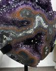 Top Grade Amethyst Stone with Stalactite Eyes Formations - MWS3039