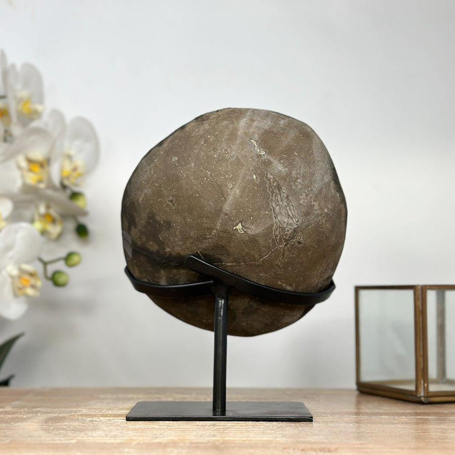 Stunning Natural Amethyst Geode with Calcite Crystal inclusions - MWS1865