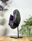 Natural Top Grade Amethyst Geode on Stand - MWS3258