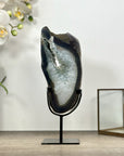 Natural Agate & Quartz Stone Slice - MWS3001