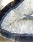 Natural Blue Banded Agate Slice - SLC0020