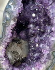 Natural Amethyst GEode with Calcite Crystal Inclusion - CBP1426