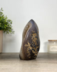 Agate & Quartz Stone Flame Carving - FST0159