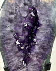 Uruguayan Double Amethyst Geode on Rotary Stand - MWS2991