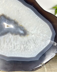 Polished Blue Banded Agate Slice - SLC0024
