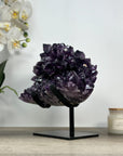 Beautiful Natural Amethyst Stalactite Formation with Large Crystals - MWS2081