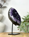 Uruguayan Amethyst Geode on Metal Stand - MWS3253