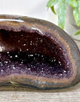 Amethyst Geode with Polished Shell - STGE0099